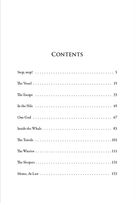 Table of Contents page from Qissa book